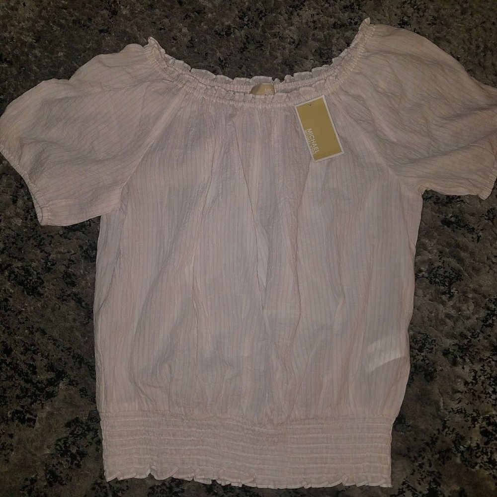 New white and pink Michael kors blouse‎